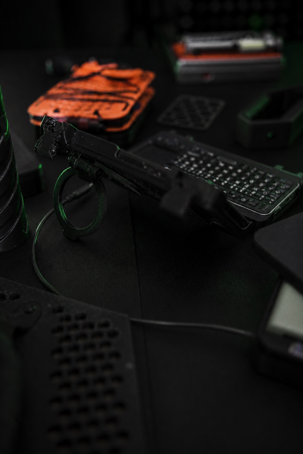 Rii K06 Mini-Tastatur und Google Pixel 6a im realen HUNTER Hardware-Setup