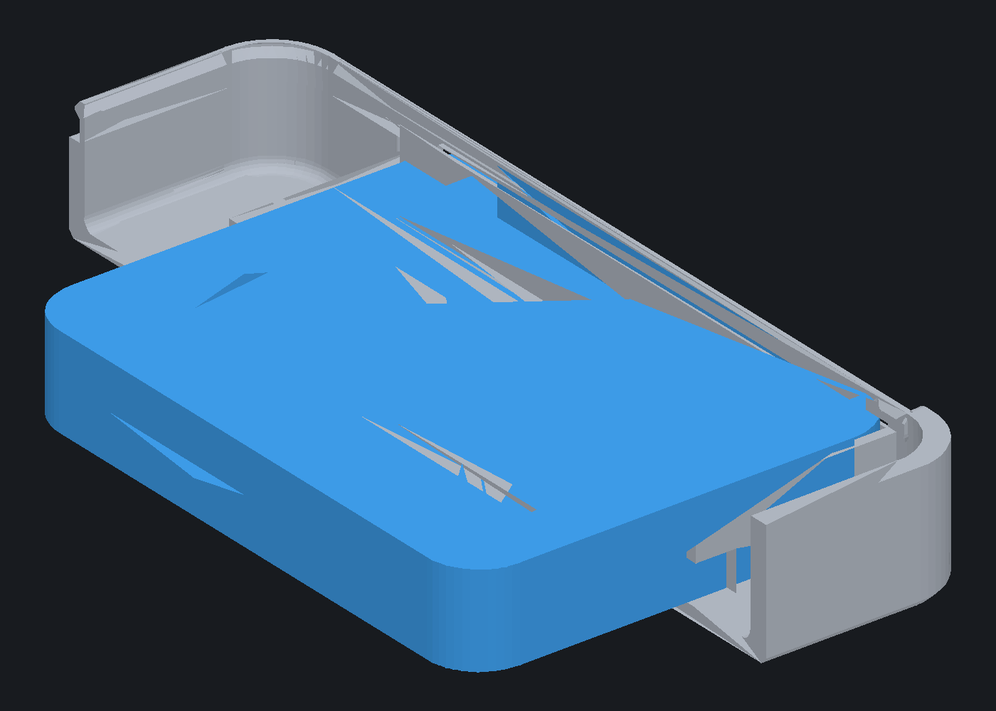 Innenraum der V6 Powerbank-Unterbox